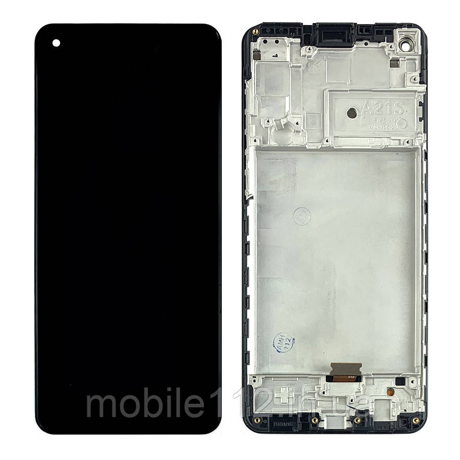 Дисплей (екран) Samsung Galaxy A21s A217F з тачскріном (з рамкою AAA), фото 1