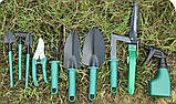 Набір садових інструментів 12 в 1, садовий інвентар UrbanKit: шпатель, лопатка, граблі, секатор, ножиці, опал, фото 6