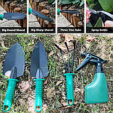 Набір садових інструментів 12 в 1, садовий інвентар UrbanKit: шпатель, лопатка, граблі, секатор, ножиці, опал, фото 8
