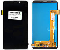 Экран (дисплей) Prestigio MultiPhone PSP5551 Duo Grace S5 + тачскрин черный - Распродажа
