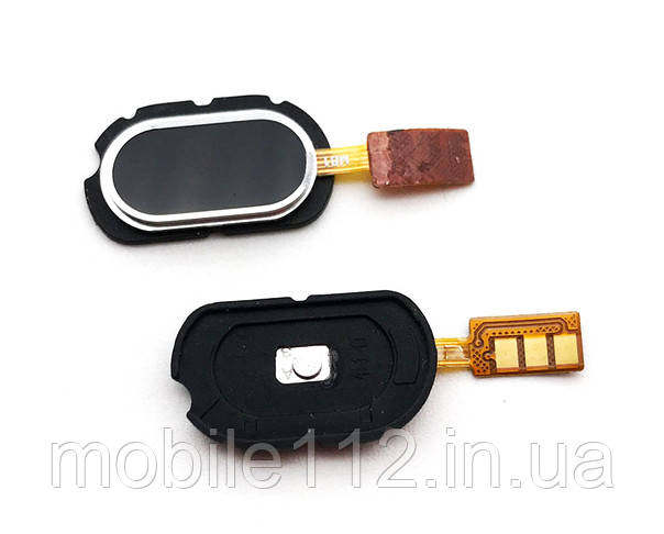 Шлейф Meizu M2 Note M571H з кнопкою меню Home чорного кольору, фото 1