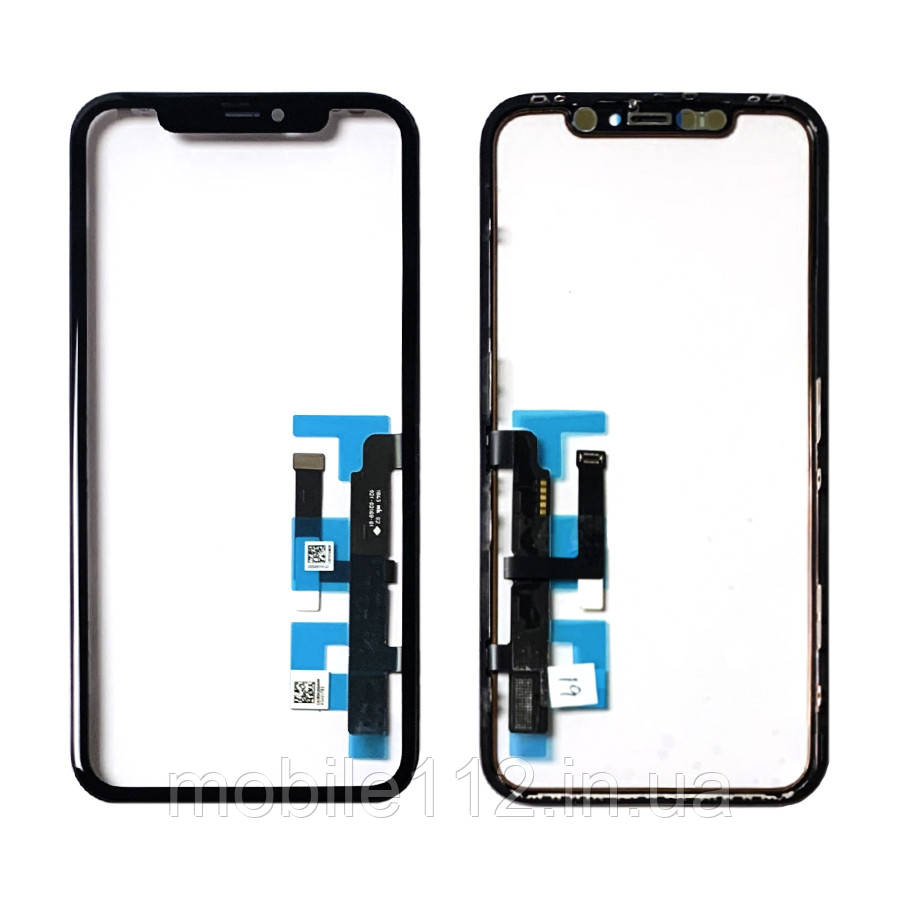 Сенсор (тачскрін) Apple iPhone 11 A2221 оригінал Китай без мікросхеми, з OCA та рамкою