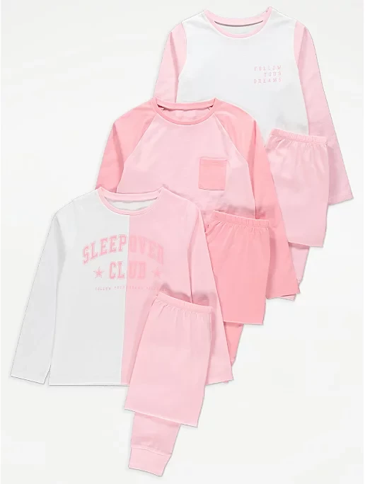 Піжама для дівчинки рожева Sleepover Club George 122/128, 128/134, 134/140, 140/146, 158/164см