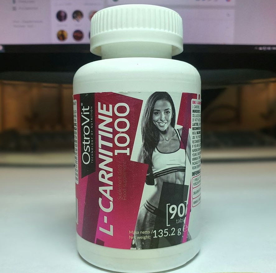 Л-карнитин OstroVit L-carnitine 1000 90 табл
