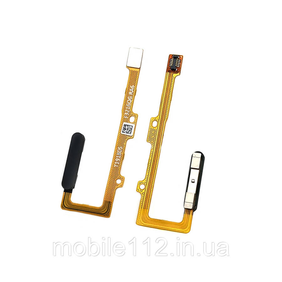 Шлейф Huawei Nova 5T, Honor 20 YAL-L21, Honor 20 Pro зі сканером відбитка пальця (чорний), фото 1