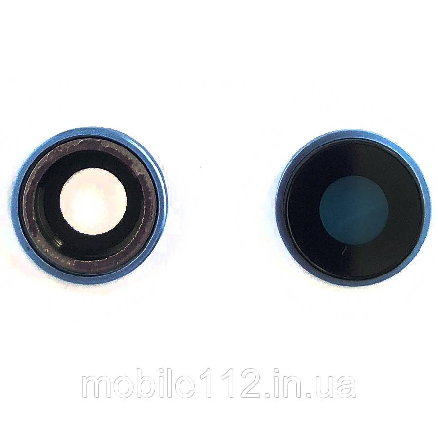 Скло камери Apple iPhone XR (з блакитним кільцем), фото 1