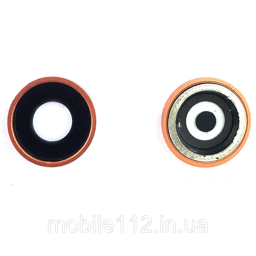 Скло камери Apple iPhone XR (з кораловим кільцем), фото 1