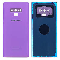 Задня кришка Samsung Galaxy Note 9 N960F фіолетова оригінал Китай зі склом камери