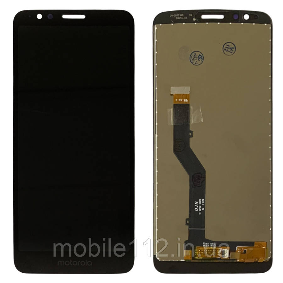 Екран (дисплей) Motorola Moto E6 XT2005-3 з тачскріном чорний