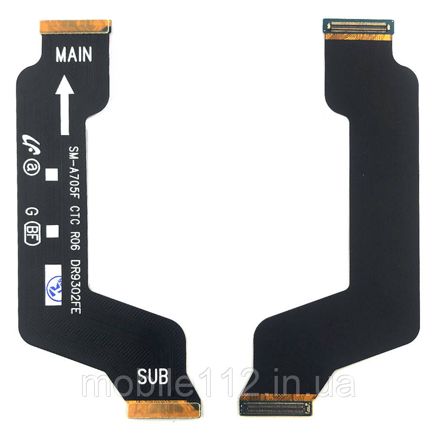 Шлейф Samsung Galaxy A70 2019 A705F міжплатний - основний, фото 1