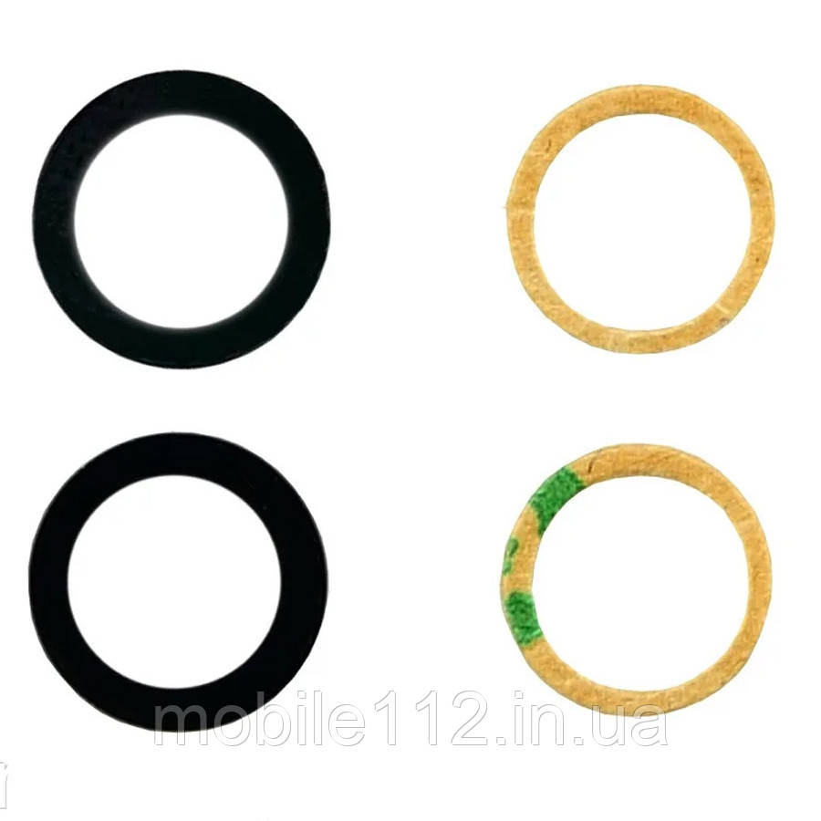 Скло камери Huawei Honor 8X JSN-L21, Honor 8A, Honor 8S (чорне - 2 шт), фото 1