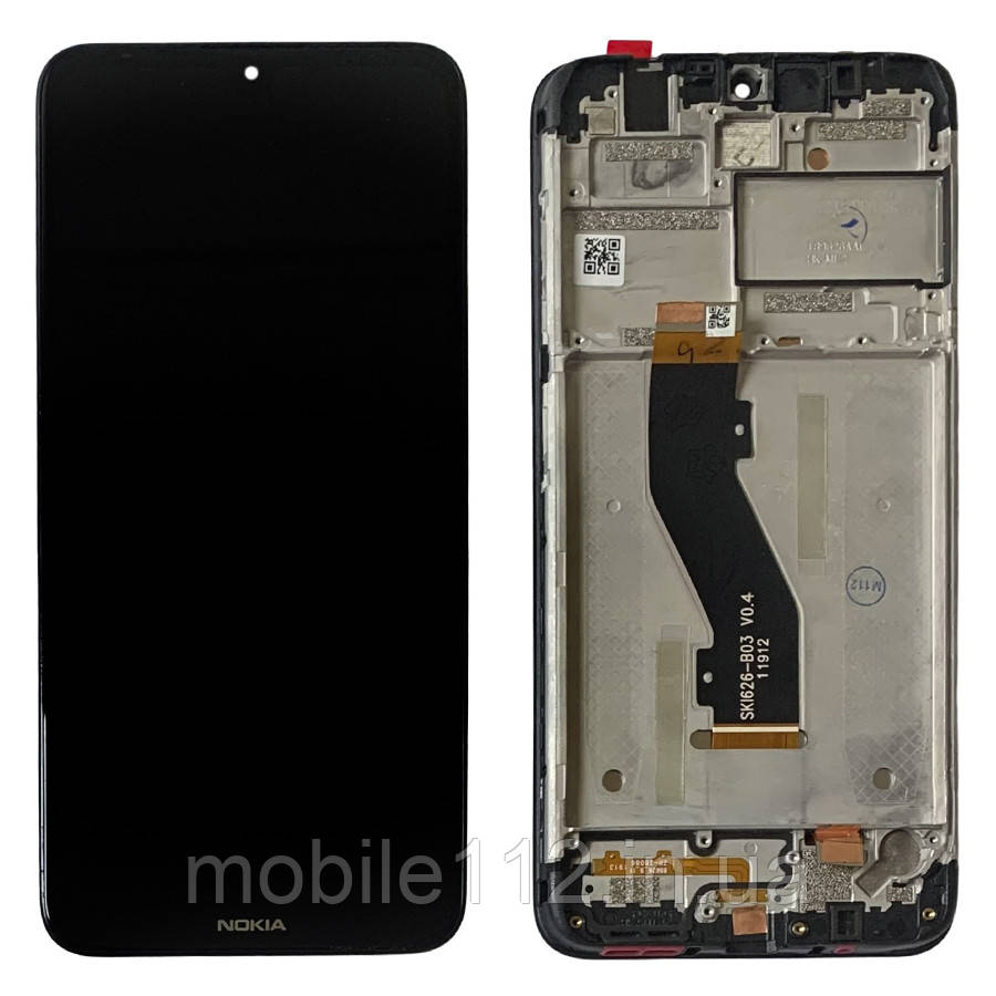 Екран (дисплей) Nokia 3.2 TA-1156 TA-1164 з тачскріном оригінал 100% з рамкою TA-1164