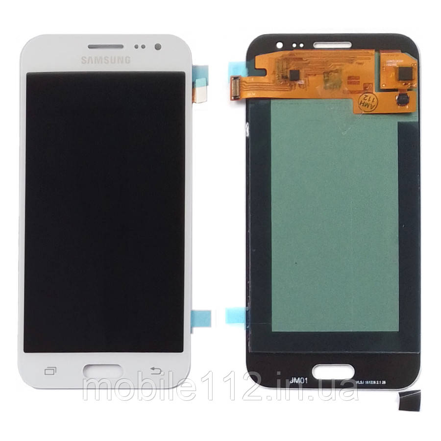 Екран (дисплей) Samsung Galaxy J2 J200H з тачскріном білий OLED