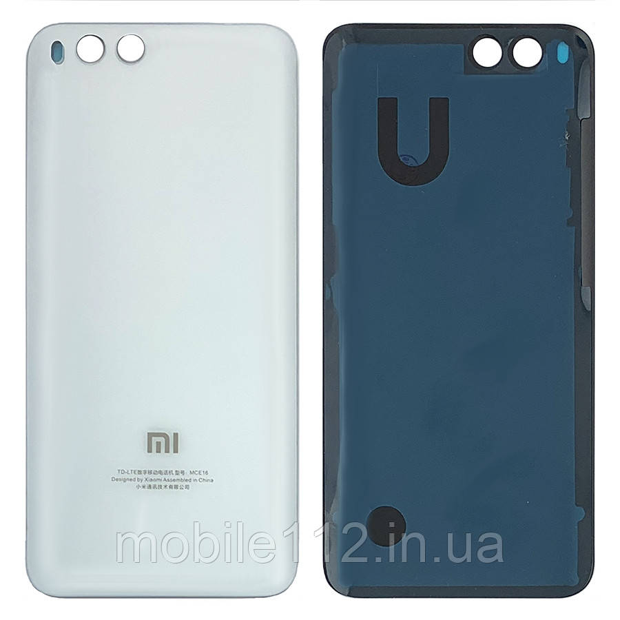 Задня кришка Xiaomi Mi 6 MCE16 (біла оригінал Китай), фото 1