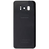 Задня кришка Samsung Galaxy S8 G950F чорна оригінал Китай зі склом камери