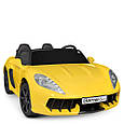 Дитячий двомісний електромобіль Porsche Cayman (жовтий колір), фото 2