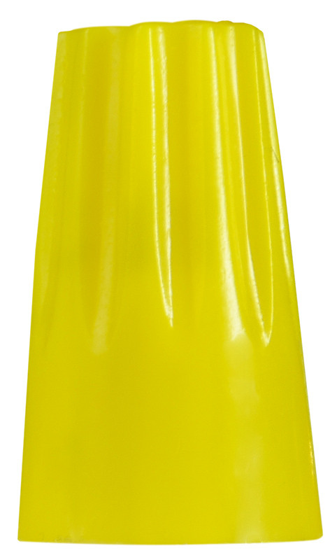 Зажим з'єднувальний ізолюючий Капелюшок Жовтий P74 (100 шт), АСКО-УКРЕМ для проводів