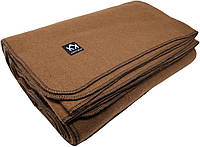 Camel Шерстяное одеяло Arcturus Military - 4,5 фунта, теплое, толстое, можно стирать, большое 64 x 88 - о