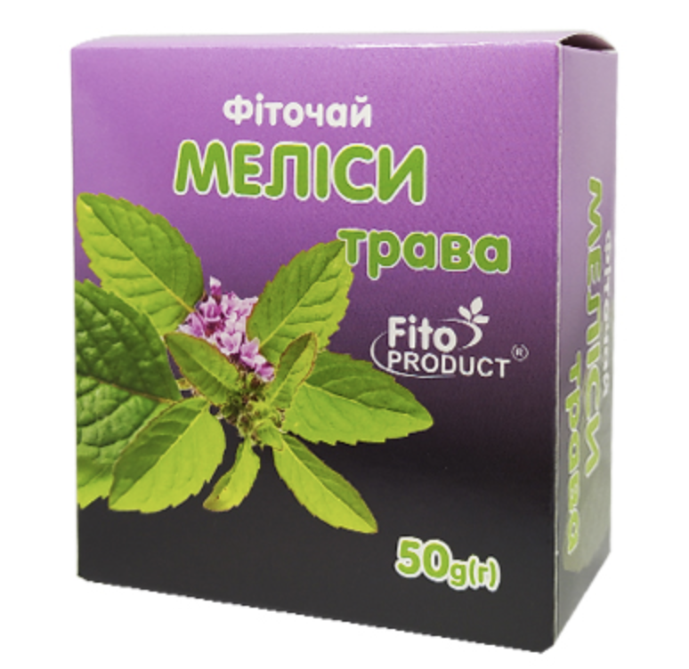 Меліса лікарська трава, 50 гр фіто чай