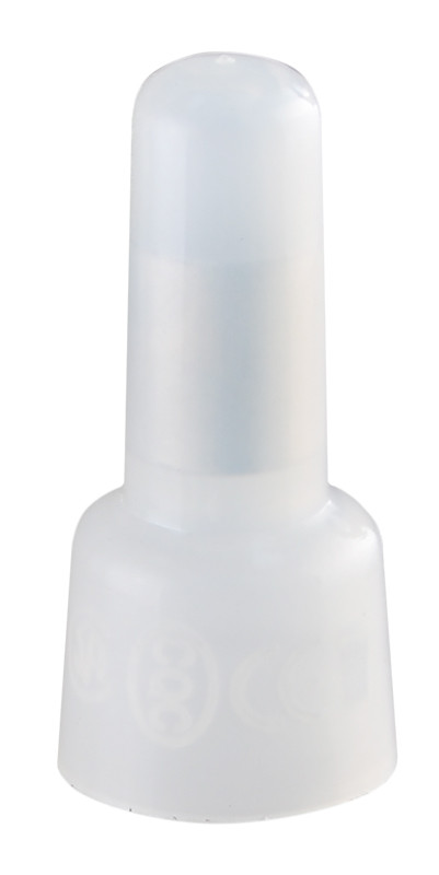 Зʼєднувальний ізоляційний затискач Колпачок S-5 Білий 100шт. АСКО-УКРЕМ для проводів 6 мм²