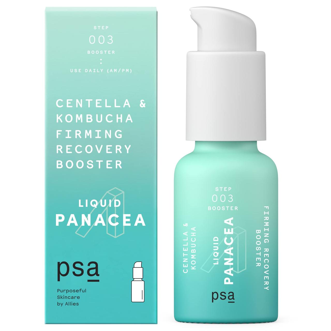 Відновлюючий бустер проти подразень PSA LIQUID PANACEA Centella & Kombucha Firming Recovery Booster, фото 1