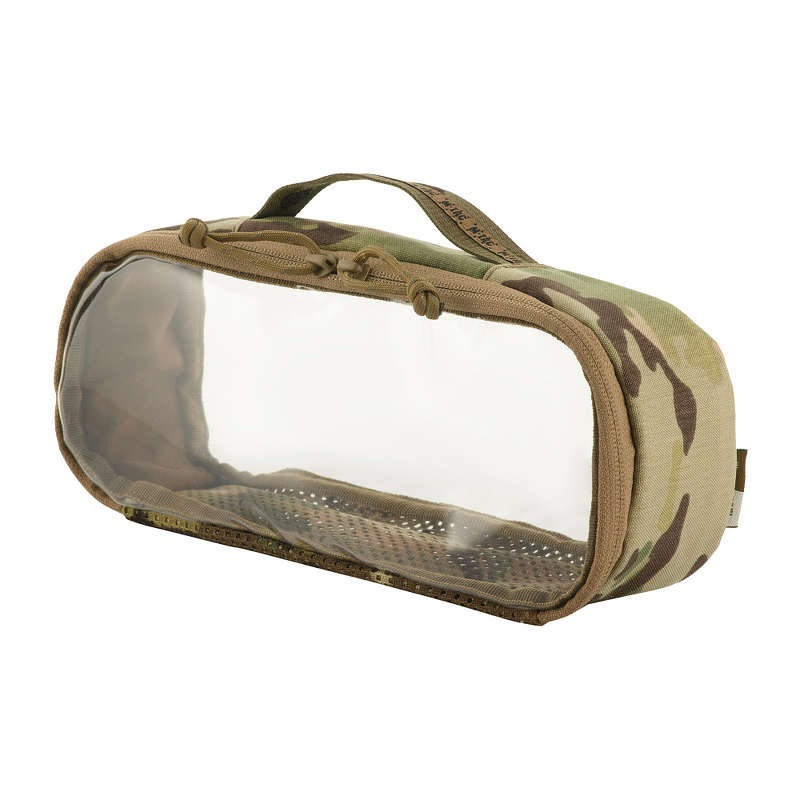 M-Tac органайзер утилітарний прозорий Elite Medium (26х11 см) Multicam, фото 1