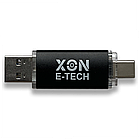 Флеш-накопичувач XON FlashDrive DuoConnect 256GB (USB 2.0 + USB Type-C) Чорний (FX2DX256MB 4074), фото 2