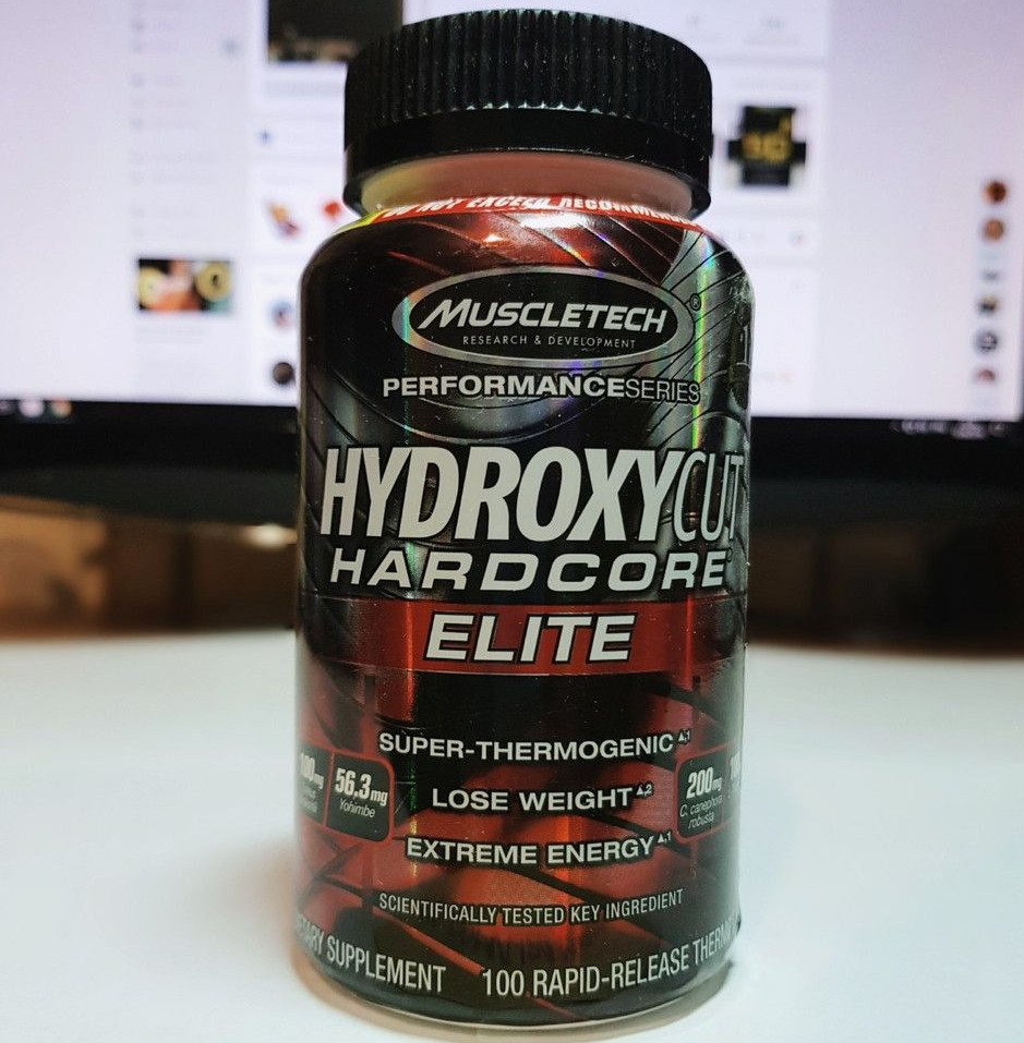 Жироспалювач Muscletech Hydroxycut Hardcore Elite 100 капсул гідроксикат