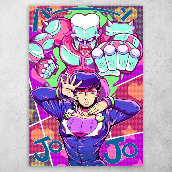 Аніме плакат постер "Неймовірні пригоди ДжоДжо / JoJo's Bizarre Adventure" №12