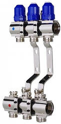 KP KR.1100-03 1"x3 WAYS колекторний блок з термостатичними клапанами