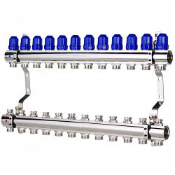 KP KR.1100-12 1"x12 WAYS колекторний блок з термостатичними клапанами