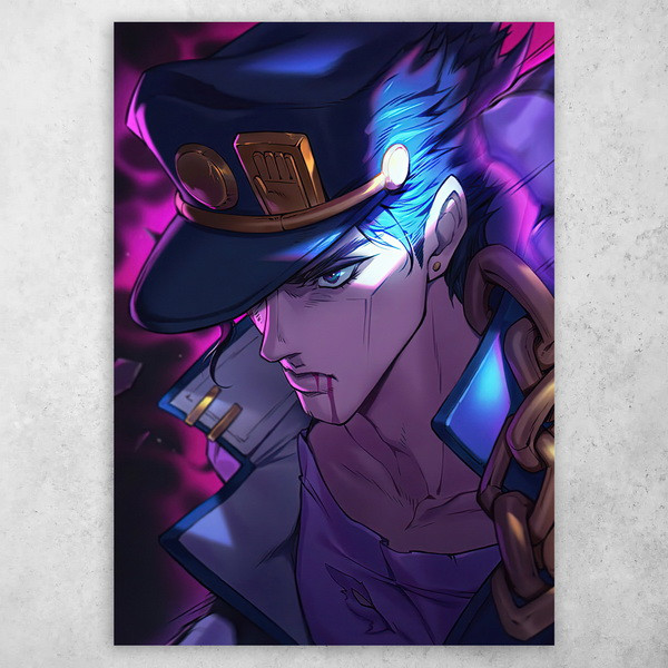 Аніме плакат постер "Неймовірні пригоди ДжоДжо / JoJo's Bizarre Adventure" №50
