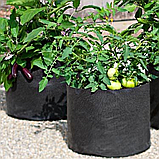 Grow Bag 20 літрів Тканинний горщик / агротекстильні горщики для рослин (щільність 50 г/м2), фото 9