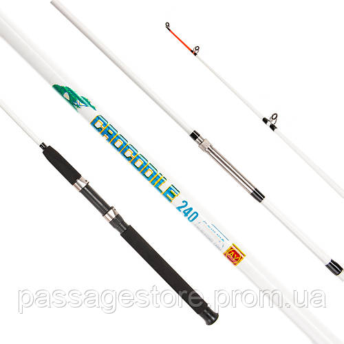 Купить Металлический спиннинг для ловли карпа толстолоба Crocodile 2.4 ...