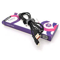 Дата кабель USB 2.0 AM to Lightning 1.2m KSC-452 FEIZHUO Black 3.2А iKAKU (KSC-452)