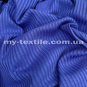 Трикотаж Мустанг рубчик (Лапша) 3x2 Електрик