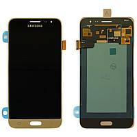Дисплей (екран) Samsung Galaxy J5 2015 J500H з тачскріном (золотистий OLED)