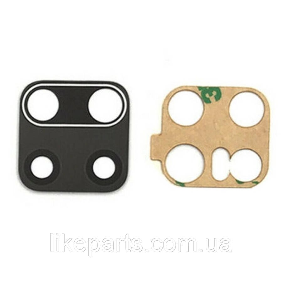 Скло камери Xiaomi Redmi Note 9 19,8 x 19,8 мм (чорне), фото 1