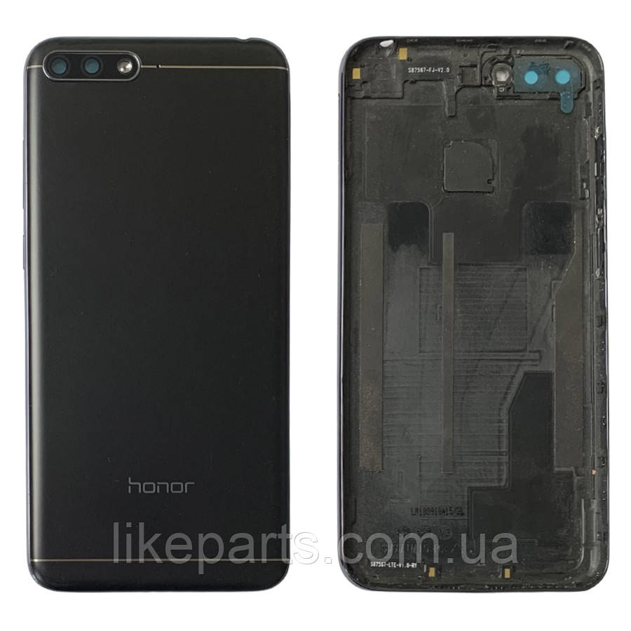 Задня кришка Huawei Honor 7A Pro AUM-L29 (чорна - без отвору під сканер), фото 1