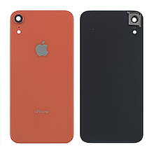 Задня кришка Apple iPhone XR кораловий оригінал Китай зі склом камери