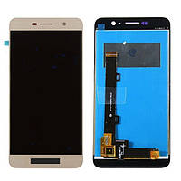 Екран (дисплей) Huawei Y6 Pro TIT-U02 Enjoy 5 HONOR 4C PRO, TIT-L01 + тачскрин золотистый