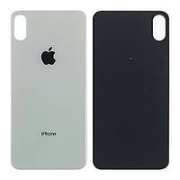 Задняя крышка Apple iPhone XS Max белая оригинал Китай с большим отверстием