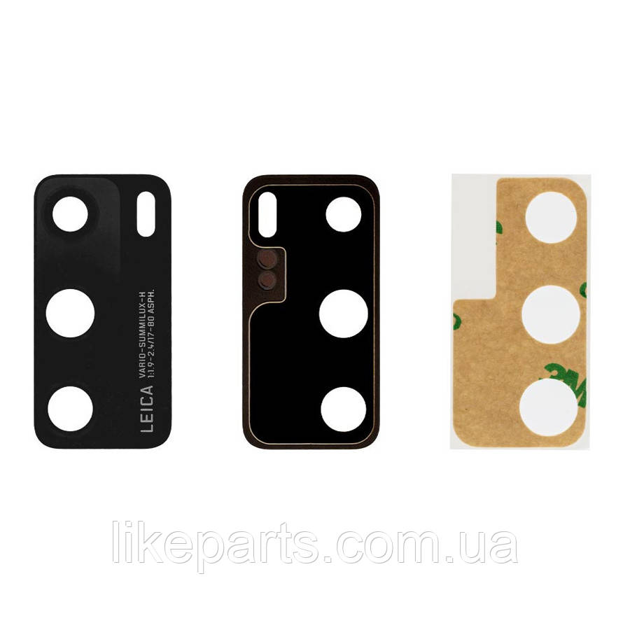 Скло камери Huawei P40 ANA-NX9 (чорне), фото 1