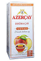 Чай Азерчай Персик чорний з ароматом персика в пакетиках 25 шт х 1,8 г (1808)