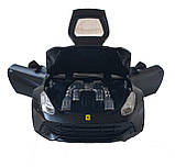 Іграшкова машинка металева Ferrari F12 Berlinetta АвтоЕксперт Феррари, чорна, звук, світло, інерція, відкр. двері, капот,, фото 7