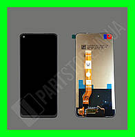 Дисплей Oppo Realme 8i / Realme 9i / Narzo 50 / Oppo A96 4G с сенсором, черный (оригинальные комплектующие)