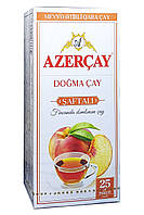 Чай Азерчай Персик черный с ароматом персика в пакетиках 25 шт х 1,8 г (1808)