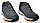 Розміри 40, 41, 42, 43, 44, 45 Шкіряні демісезонні водонепроникні трекінгові тактичні кросівки Restime, чорні, фото 6