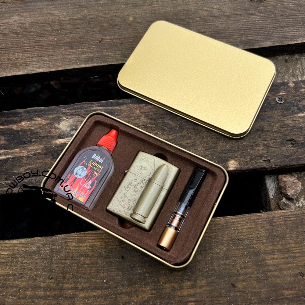 Набір подарунковий із бензиновою запальничкою No250