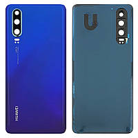 Задняя крышка Huawei P30 ELE-L29 синяя оригинал Китай со стеклом камеры